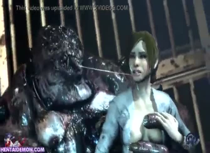Video :Big monster dick wrecking a hentai girl's pussy